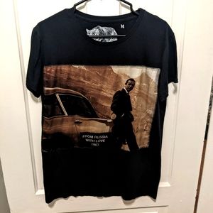 Bastille "From Russia With Love" James Bond designer tshirt